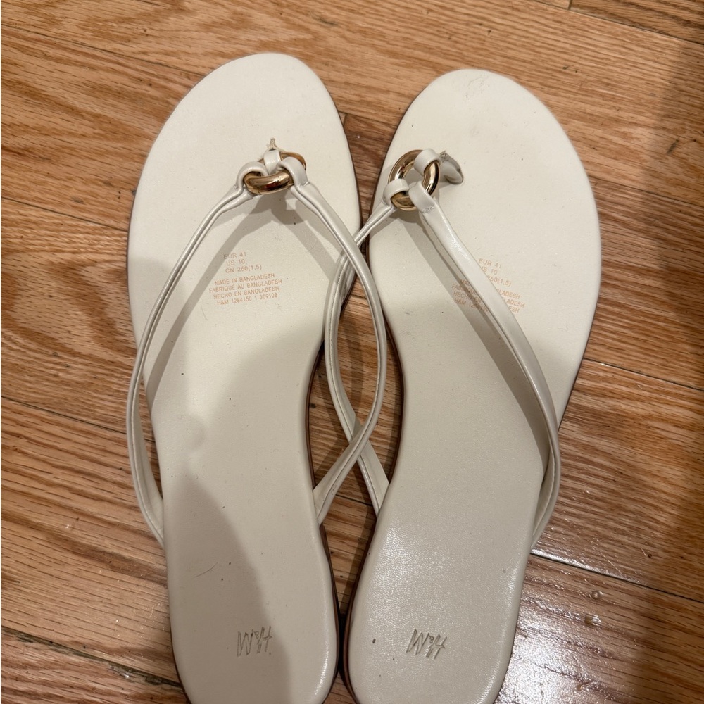 H&M Women's Cream Sandals